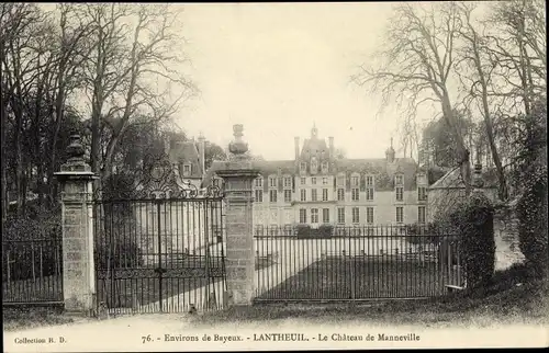 Ak Lantheuil Calvados, Le Chateau de Manneville