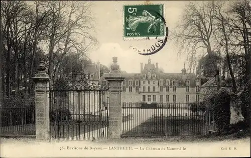 Ak Lantheuil Calvados, Le Chateau de Manneville