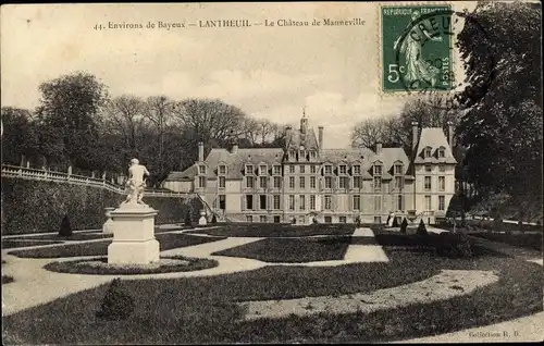 Ak Lantheuil Calvados, Le Chateau de Manneville