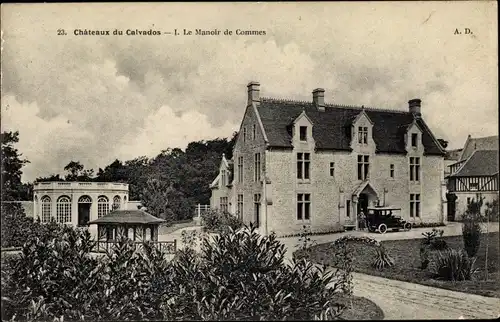 Ak Commes Calvados, Le Manoir