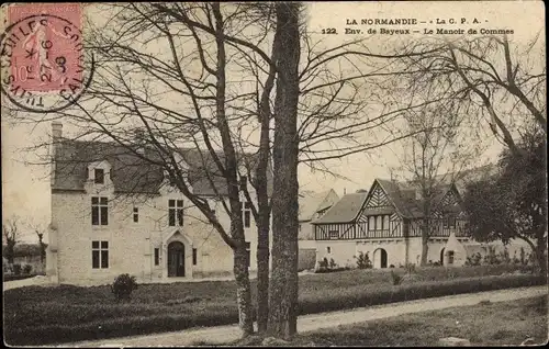 Ak Commes Calvados, Le Manoir