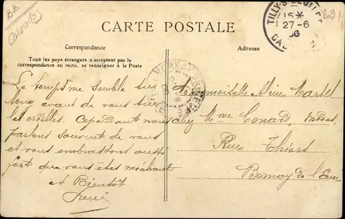 Ak Commes Calvados, Le Manoir