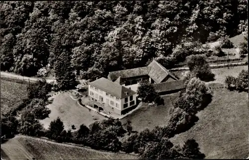 Ak Nieder Beerbach Mühltal im Odenwald, Mühlhof Morbach, Fliegeraufnahme