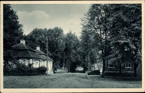 Ak Triesdorf Weidenbach in Mittelfranken, Rote holländische Häuschen, Kavalierhäuschen, Gasthaus