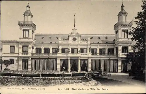 Ak Aix les Bains Savoie, Villa des fleurs