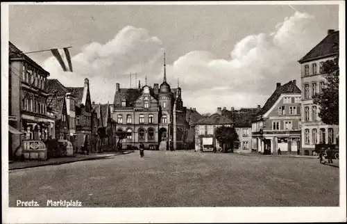 Ak Preetz in Holstein, Marktplatz