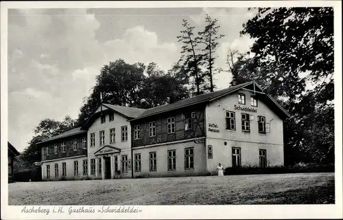 Ak Ascheberg Schleswig Holstein, Gasthaus Schwiddeldei