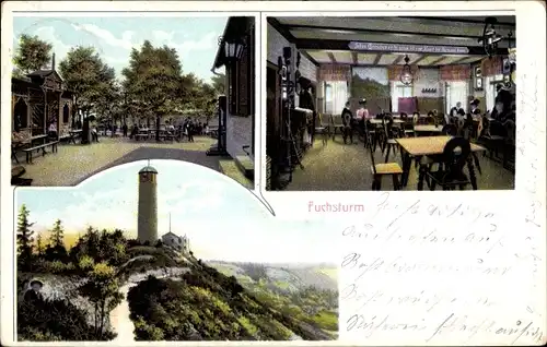 Ak Jena in Thüringen, Fuchsturm, Gastwirtschaft