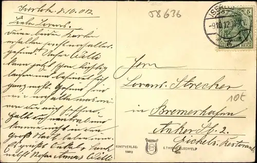 Ak Iserlohn im Märkischen Kreis, Badeanstalt