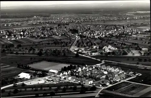 Ak Messel im Landkreis Darmstadt Dieburg, Fliegeraufnahme