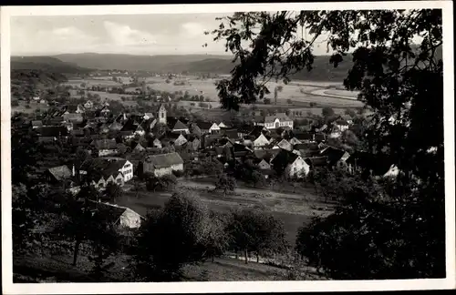 Ak Hauingen Lörrach in Baden, Gesamtansicht, Blick ins Wiesental