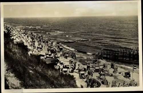 Ak Ostseebad Koserow auf Usedom, Partie am Strand
