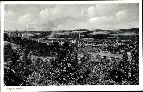 Ak Haspe Hagen Westfalen, Teilansicht