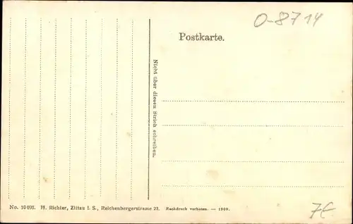 Ak Niedercunnersdorf Kottmar in Sachsen, Totale