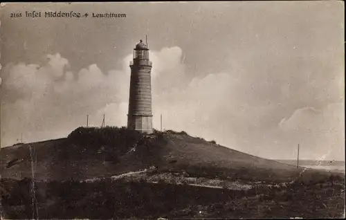 Ak Insel Hiddensee in der Ostsee, Leuchtturm