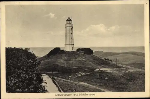 Ak Insel Hiddensee in der Ostsee, Leuchtturm