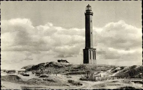 Ak Nordseeheilbad Norderney in Ostfriesland, Blick auf den Leuchtturm