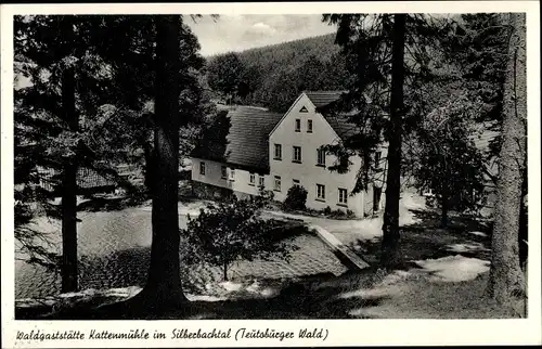 Ak Horn Bad Meinberg, Waldgaststätte Kattenmühle im Silberbachtal