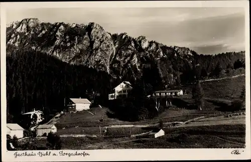 Ak Bichl in Oberbayern, Blick zum Gasthof