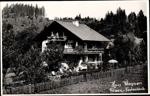 Foto Ak Bad Faulenbach Füssen im Ostallgäu, Haus Wagner