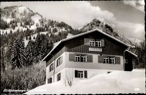 Ak Unterjoch Bad Hindelang im Oberallgäu, Alt Würtemberger Haus
