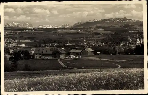 Ak Kempten im Allgäu Schwaben, Panorama, Zugspitze, Aggenstein