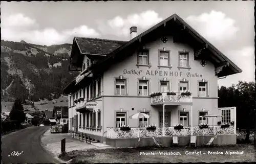 Ak Weißbach Pfronten im Allgäu, Gasthof Pension Alpenhof