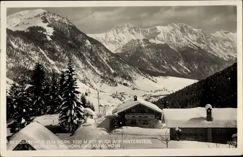 Ak Bad Oberdorf Bad Hindelang im Oberallgäu, Pension Horn