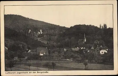 Ak Jugenheim an der Bergstrasse Hessen, Gesamtansicht