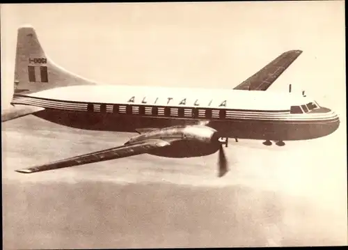 Ak Italienisches Passagierflugzeug, Alitalia, Convair 340, I-DOGI