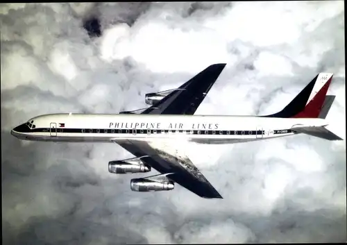 Ak Philippinisches Passagierflugzeug, Philippine Airlines, McDonnell Douglas DC-8-53, PI-C-803