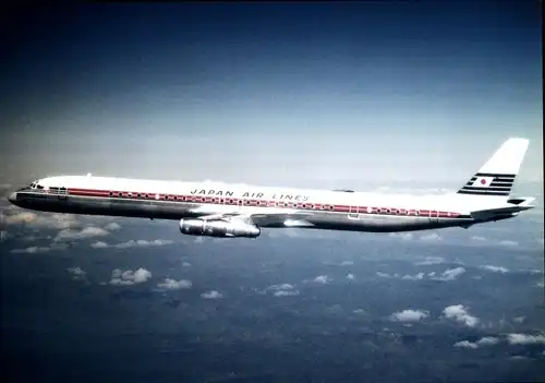 Ak Japanisches Passagierflugzeug, Japan Air Lines, McDonnell Douglas DC-8-61, JA8038