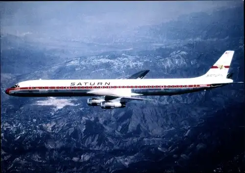 Ak Amerikanisches Passagierflugzeug, Saturn, McDonnell Douglas DC-8-61, N8956U