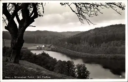 Ak Polczyn Zdrój Bad Polzin Pommern, Fünfsee