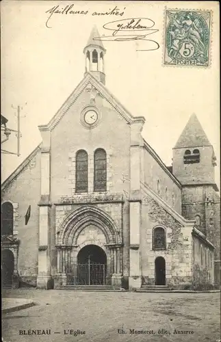 Ak Bléneau Yonne, L'Eglise