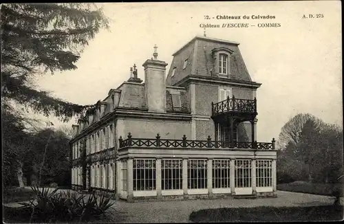 Ak Commes Calvados, Chateau d'Escure