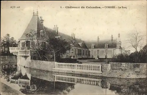 Ak Commes Calvados, Le Bosq, Chateau