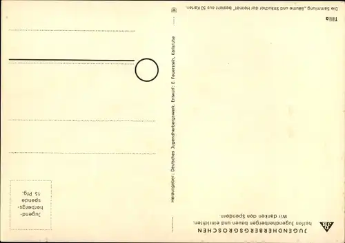Ak Linde, Bäume und Sträucher der Heimat, DJH Jugendherbergsgroschen