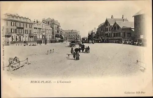 Ak Berck Plage Pas de Calais, L'Entonnoir