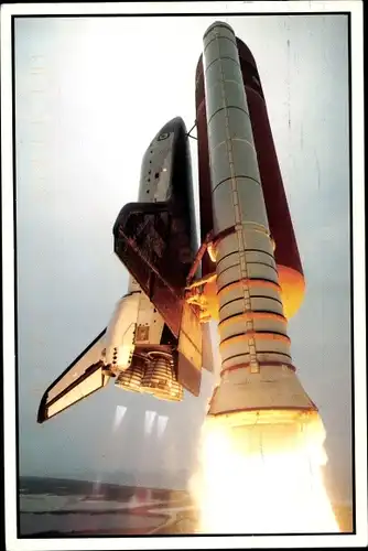 Ak Space Shuttle, Orbiter Challenger beim Start, NASA
