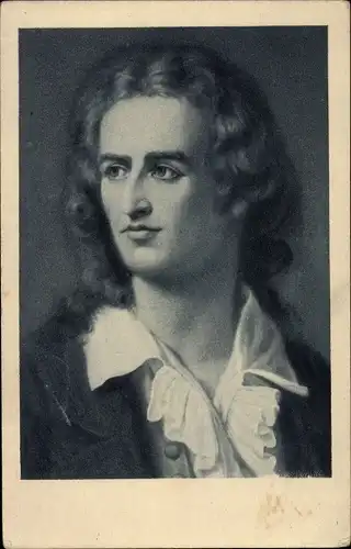 Künstler Ak Schriftsteller Friedrich von Schiller, Portrait
