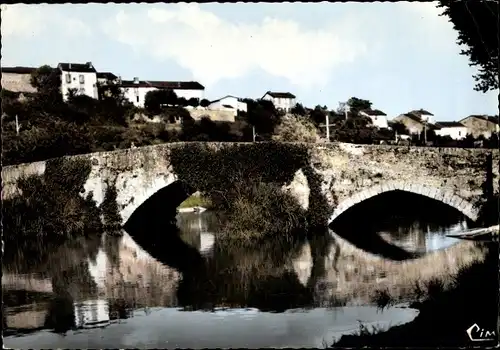 Ak Bellac Haute Vienne, Le vieux Pont