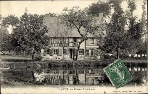 Ak Yvetot Seine Maritime, Ferme Cauchoise
