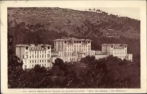 Ak Hyères les Palmiers Var, Mont des Oiseaux, Gesamtansicht