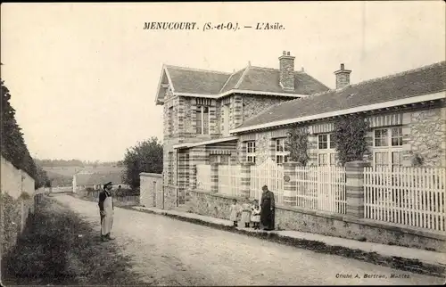 Ak Menucourt Val d’Oise, L'Asile