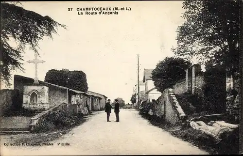 Ak Champtoceaux Maine-et-Loire, La Route d'Ancenis