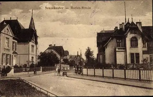 Ak Neumünster in Holstein, Marienstraße