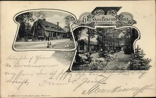 Ak Eilenriede Hannover in Niedersachsen, Gasthaus Bischofshohl, Bischofshohle