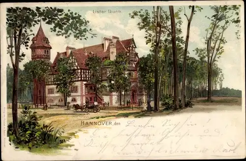 Litho Hannover in Niedersachsen, Lister Turm