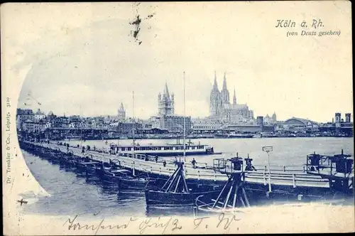 Ak Köln am Rhein, Panorama